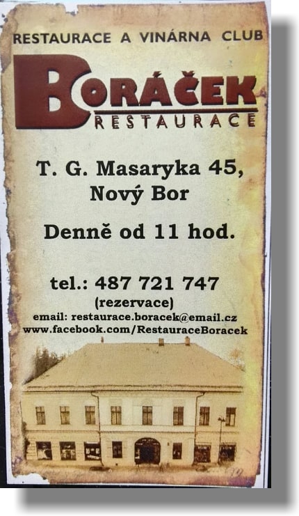 Boracek restaurace - Novy Bor